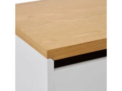 Opbergbox ABILEN - Eik Fineer/Wit Wit -Lifetime || ESSENZA || Zuiver Winkel kave home abilen 68021