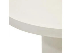 Tafel AIGUABLAVA - Wit Cement Wit -Lifetime || ESSENZA || Zuiver Winkel kave home aiguablava 65386