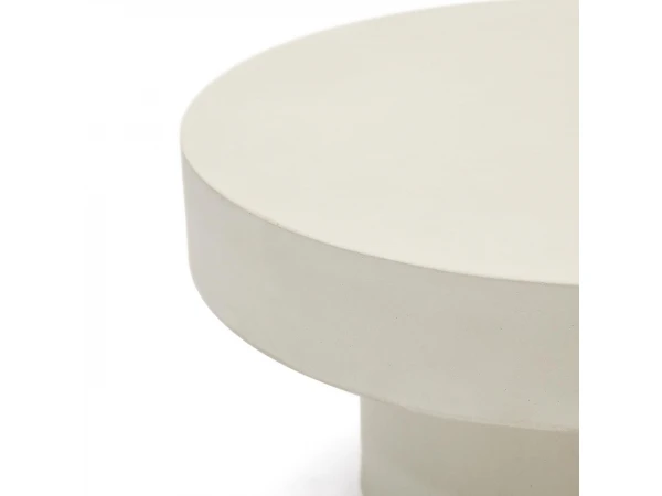 Salontafel AIGUABLAVA - Wit Cement Wit 4 Salontafel AIGUABLAVA - Wit Cement Wit - Afbeelding 2