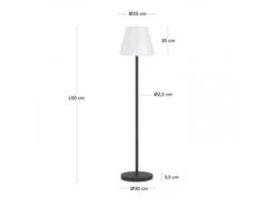 Vloerlamp Voor Buiten AMARAY - Zwart Zwart -Lifetime || ESSENZA || Zuiver Winkel kave home amaray 57137
