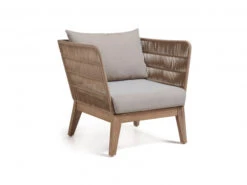 Loungestoel BELLENY - Eucalyptus Hout