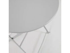 Tafel En 2 Klapstoelen BERYL - Grijs Grijs -Lifetime || ESSENZA || Zuiver Winkel kave home beryl 65081