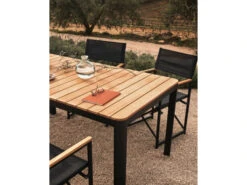 Tuintafel BONA - Teak/Zwart Hout 15 Tuintafel BONA - Teak/Zwart Hout -Lifetime || ESSENZA || Zuiver Winkel kave home bona 65452