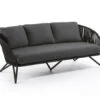 3-zit Loungezetel BRANZIE - Zwart Zwart -Lifetime || ESSENZA || Zuiver Winkel kave home branzie 55112