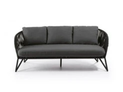 3-zit Loungezetel BRANZIE - Zwart Zwart -Lifetime || ESSENZA || Zuiver Winkel kave home branzie 55113