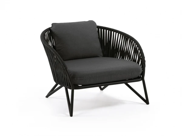 Loungestoel BRANZIE - Zwart Zwart 3 Loungestoel BRANZIE - Zwart Zwart