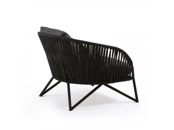 Loungestoel BRANZIE - Zwart Zwart 8 Loungestoel BRANZIE - Zwart Zwart - Afbeelding 6