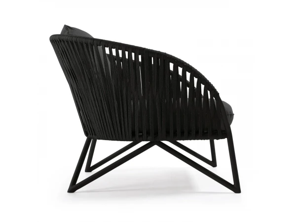 Loungestoel BRANZIE - Zwart Zwart 9 Loungestoel BRANZIE - Zwart Zwart - Afbeelding 7