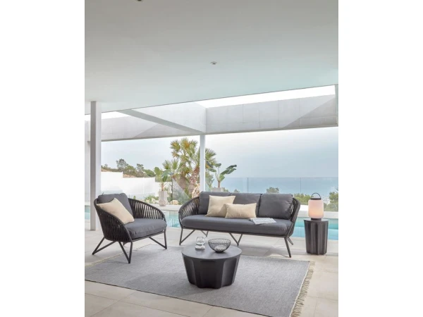 Loungestoel BRANZIE - Zwart Zwart 5 Loungestoel BRANZIE - Zwart Zwart - Afbeelding 3