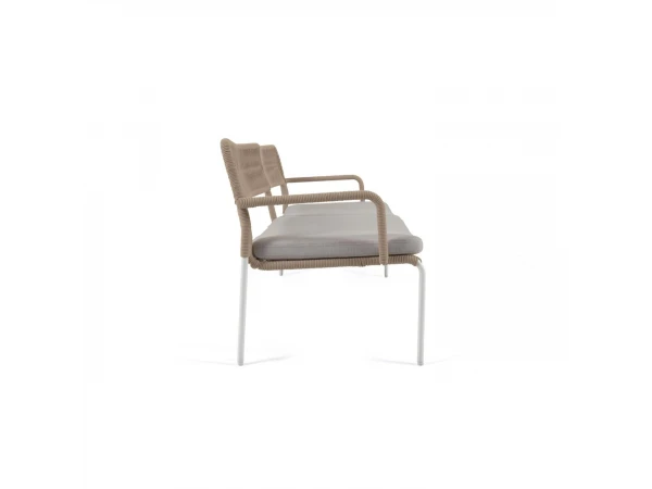 2-zit Loungebank CAILIN - Beige/wit Beige 7 2-zit Loungebank CAILIN - Beige/wit Beige - Afbeelding 5