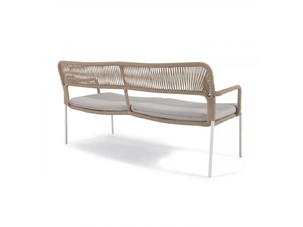 2-zit Loungebank CAILIN - Beige/wit Beige 8 2-zit Loungebank CAILIN - Beige/wit Beige - Afbeelding 6