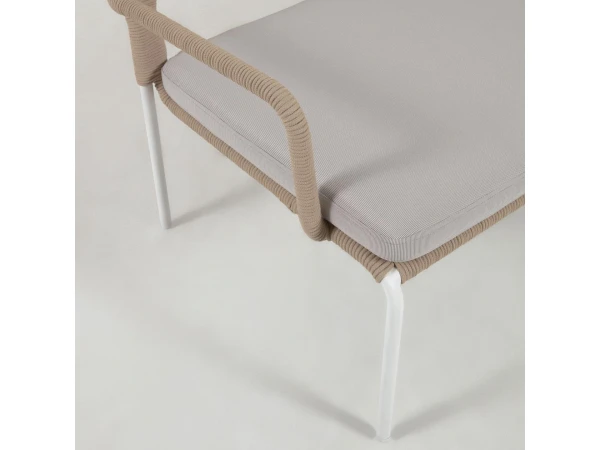 2-zit Loungebank CAILIN - Beige/wit Beige 11 2-zit Loungebank CAILIN - Beige/wit Beige - Afbeelding 9