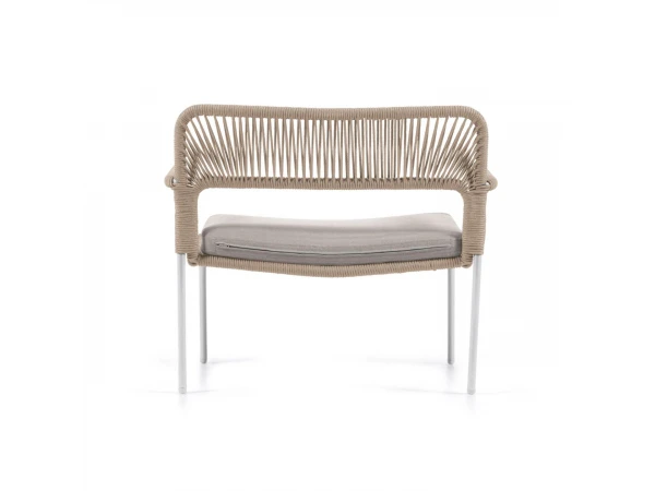 Loungestoel CAILIN - Beige/wit Beige 8 Loungestoel CAILIN - Beige/wit Beige - Afbeelding 6