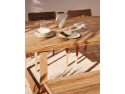 Tuintafel CANADELL - Massief Teakhout Hout -Lifetime || ESSENZA || Zuiver Winkel kave home canadell 65597