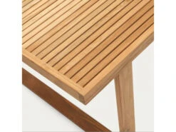 Tuintafel CANADELL - Massief Teakhout Hout -Lifetime || ESSENZA || Zuiver Winkel kave home canadell 65607