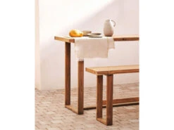 Hoge Tuintafel CANADELL - Massief Teakhout Hout -Lifetime || ESSENZA || Zuiver Winkel kave home canadell 65709