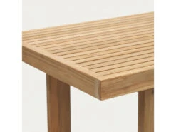 Hoge Tuintafel CANADELL - Massief Teakhout Hout -Lifetime || ESSENZA || Zuiver Winkel kave home canadell 65715