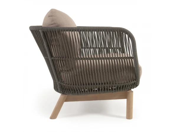 Loungestoel CATALINA - Mosgroen/acaciahout Groen 6 Loungestoel CATALINA - Mosgroen/acaciahout Groen - Afbeelding 4