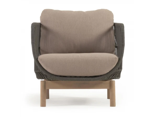 Loungestoel CATALINA - Mosgroen/acaciahout Groen 8 Loungestoel CATALINA - Mosgroen/acaciahout Groen - Afbeelding 6