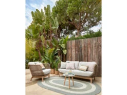 3-zit Loungebank CATALINA - Beige/acaciahout Beige -Lifetime || ESSENZA || Zuiver Winkel kave home catalina 56118