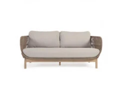 3-zit Loungebank CATALINA - Beige/acaciahout Beige -Lifetime || ESSENZA || Zuiver Winkel kave home catalina 56122