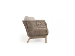 3-zit Loungebank CATALINA - Beige/acaciahout Beige -Lifetime || ESSENZA || Zuiver Winkel kave home catalina 56123
