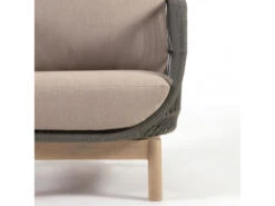 3-zit Loungebank CATALINA - Mosgroen/acaciahout Groen -Lifetime || ESSENZA || Zuiver Winkel kave home catalina 56130