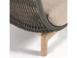 3-zit Loungebank CATALINA - Mosgroen/acaciahout Groen -Lifetime || ESSENZA || Zuiver Winkel kave home catalina 56131