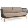 3-zit Loungebank CATALINA - Mosgroen/acaciahout Groen -Lifetime || ESSENZA || Zuiver Winkel kave home catalina 56132