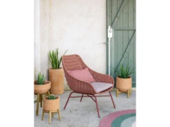 Set Van 2 Bloempotten CELI - Terracotta Bruin -Lifetime || ESSENZA || Zuiver Winkel kave home celi 42633