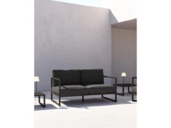 2-zitsbank Voor Buiten COMOVA - Donkergrijs Grijs -Lifetime || ESSENZA || Zuiver Winkel kave home comova 64951