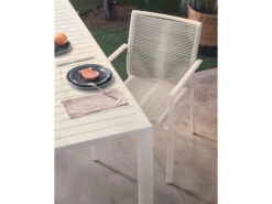 Tuinstoel CULIP - Wit Wit -Lifetime || ESSENZA || Zuiver Winkel kave home culip 65450