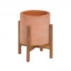Bloempot Op Staander DALVA - Terracotta Bruin -Lifetime || ESSENZA || Zuiver Winkel kave home dalva 42661