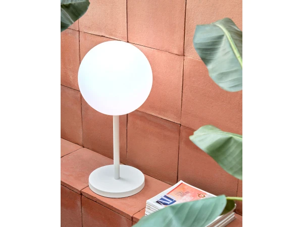 Tafellamp Voor Buiten DINESH - Wit Wit 6 Tafellamp Voor Buiten DINESH - Wit Wit - Afbeelding 4