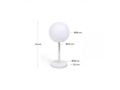 Tafellamp Voor Buiten DINESH - Wit Wit 23 Tafellamp Voor Buiten DINESH - Wit Wit -Lifetime || ESSENZA || Zuiver Winkel kave home dinesh 57022