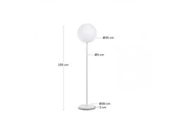 Vloerlamp Voor Buiten DINESH - Wit Wit -Lifetime || ESSENZA || Zuiver Winkel kave home dinesh 57033