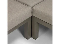 Loungeset DUKE - Bruin Aluminium Bruin -Lifetime || ESSENZA || Zuiver Winkel kave home duka 42517