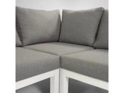 Loungeset Duke - Wit Aluminium Wit -Lifetime || ESSENZA || Zuiver Winkel kave home duka 42528