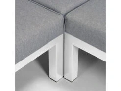 Loungeset Duke - Wit Aluminium Wit -Lifetime || ESSENZA || Zuiver Winkel kave home duka 42533