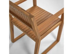 Tuinstoel EMILI - Acaciahout Hout -Lifetime || ESSENZA || Zuiver Winkel kave home emili 42406