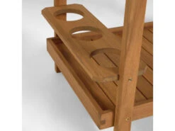 Serveertafel FELISA - Acaciahout Hout -Lifetime || ESSENZA || Zuiver Winkel kave home felisa 42265