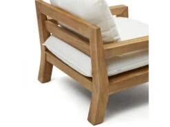 Fauteuil FORCANERA - Massief Teakhout Hout -Lifetime || ESSENZA || Zuiver Winkel kave home forcanera 65561