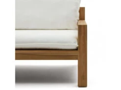 3-zitsbank FORCANERA - Massief Teakhout Hout -Lifetime || ESSENZA || Zuiver Winkel kave home forcanera 65567