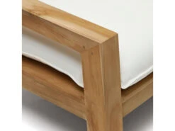 3-zitsbank FORCANERA - Massief Teakhout Hout -Lifetime || ESSENZA || Zuiver Winkel kave home forcanera 65568