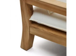 3-zitsbank FORCANERA - Massief Teakhout Hout -Lifetime || ESSENZA || Zuiver Winkel kave home forcanera 65570