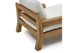 Ligstoel FORCANERA - Massief Teakhout Hout -Lifetime || ESSENZA || Zuiver Winkel kave home forcanera 65587
