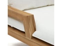 Ligstoel FORCANERA - Massief Teakhout Hout -Lifetime || ESSENZA || Zuiver Winkel kave home forcanera 65588