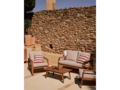 Loungeset Frares - Massief Acaciahout Hout -Lifetime || ESSENZA || Zuiver Winkel kave home frares 67498