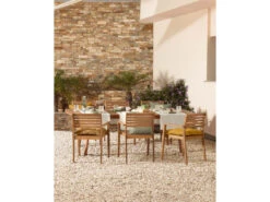 Tuinstoel HANZEL - Acaciahout Hout -Lifetime || ESSENZA || Zuiver Winkel kave home hanzel 42401