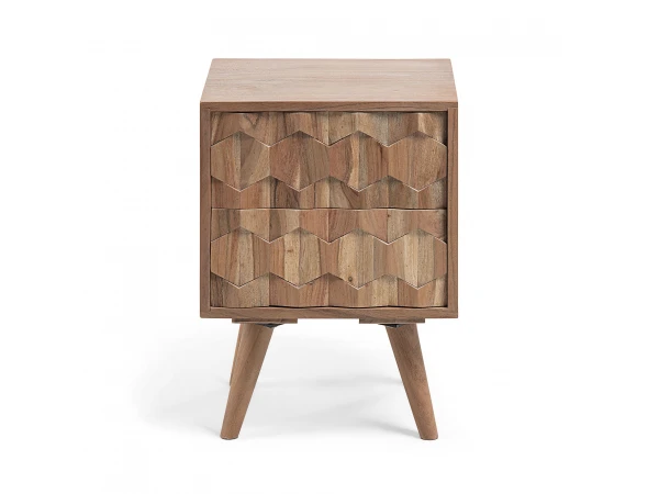 Nachtkastje Khaleesi - Acacia Hout 4 Nachtkastje Khaleesi - Acacia Hout - Afbeelding 2